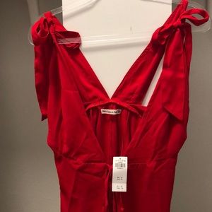 red sexy cover up dress